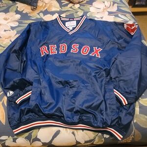 Red Sox Vintage Majestic Pullover Jacket